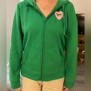 Y2K zip up PINK hoodie